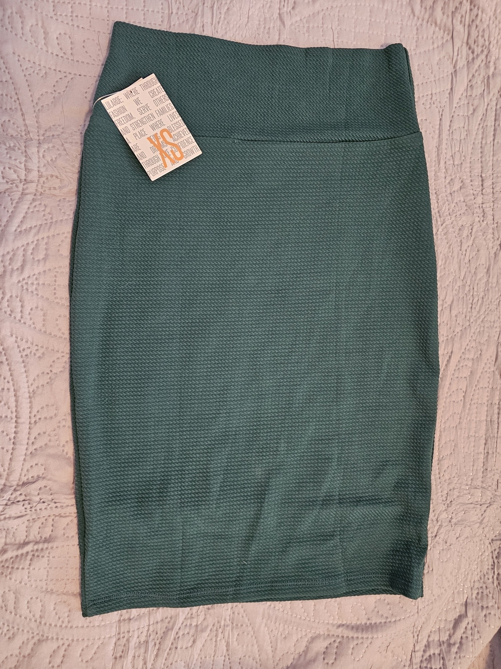 Teal Pencil Skirt - Womens XS